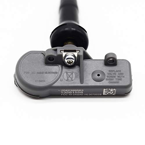 EONLION Tire Pressure Sensor 315MHz Tire Pressure Monitoring System (TPMS) Sensor Fits for Buick Cadillac Chevrolet GMC Pontiac, 4 Pack