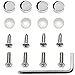 LFPartS Premium Slim Style Stainless Steel License Plate Frame (4 Holes, Polished Mirror Finish)