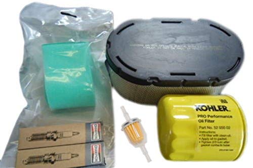 Engine Service Maintenance Tune Up Filter Kit Fits Kohler 7000 KT740 w/Pro Filtration Bad Boy ZT Elite Lawnmowers