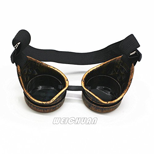 WEICHUAN-New-Sell-Vintage-Steampunk-Goggles-Glasses-Cosplay-Cyber-Punk-Gothicpurple-bronze