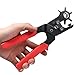 6 Sizes Kit Revolving Heavy Duty Leather Belt Hole Punch Puncher Cut Eyelet Plier Tool DIY