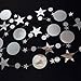 Decor365 Silver Star Garland Decorations Twinkle Little Star Birthday Baby Shower Graduation Party Decor Christmas New Year Eve Banner Moon Stars Starry Night Ramadan Celestial Theme Backdrop