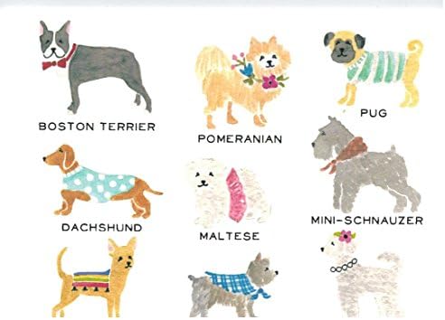 Small Dogs Boxed Notecards Set of 8 Cards