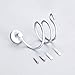 Heatless Curling Hair 3PCS Heatless Curling Rods Overnight Blowout Heatless Curls Hair Curlers to Sleep in for Wome Drier Storage Aluminum Wall Mount (Silver)