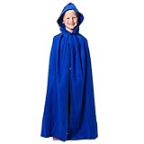 Blue Cloak or Cape with Hood