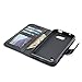 LK Case for S6 Active, Galaxy S6 Active Wallet Case, Luxury PU Leather Case Flip Cover with Card Slots & Stand for Samsung Galaxy S6 Active, Black