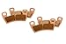 Brake Pads for Polaris RZR S 900 EPS 2015-2021 Front & Rear Brakes Race-Driven