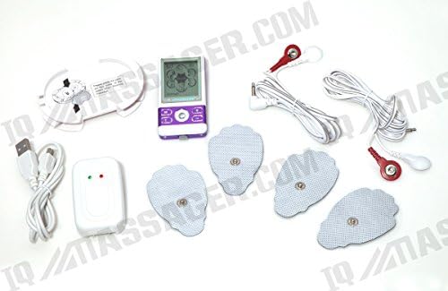 IQ Massager Tens Unit Electric Muscle Stimulator Machine for Pain Management Mini 2, Purple