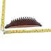 2 setCombs Hair Clip French Side Comb Holder (Dark Brown).