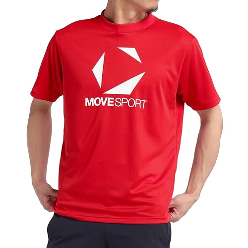 [ムーブスポーツ] 半袖シャツ デサント 半袖 バレー Move Sport 吸汗速乾 ドライ メッシュ トレーニング ランニング ウォーキング メンズ RD00(ST5SHTT1M) XA