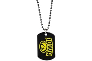 Fan Frenzy Gifts Dog Tag Officially Licensed University Sports Dog Tags | 2-In Baseball Dog Tag with a 24-In Chain