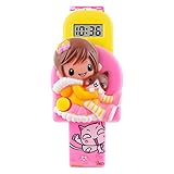 Girls Digital Watch, Kids Children Fashion Casual Barbie Doll Cartoon Decoration Watches Calendar Not Water-resistant Outdoor Party Creative Students Comfortable Lady Pink