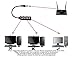 RJ45 Ethernet Splitter Cable, RJ45 1 Male to 3 Female Socket Port LAN Ethernet Network Splitter Y Adapter Cable Suitable Super Cat5, Cat5e, Cat6, Cat7