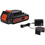BLACK+DECKER 20V MAX Lithium Battery & Charger (LBXR20CK)