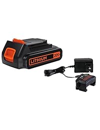 BLACK+DECKER LBXR20CK Batería de iones de litio de 20 V máx. + cargador