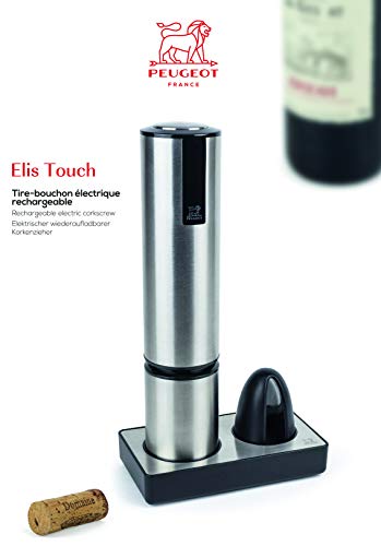Peugeot-ELIS-Touch-Rechargeable-Corkscrew-Wine-Opener-Stainless-Steel