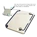 Adoy Music Sheet Stand, Book Reading Stand, Portable, Foldable and Adjustable Holder for Reading, Cook Book，Document With Foldable Legs - Beige Blue (silver)