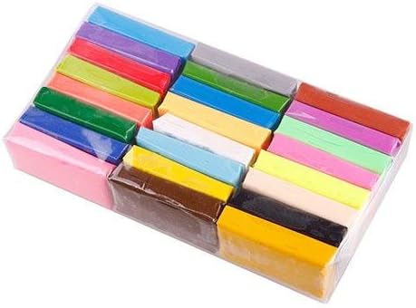 ZHUOTOP 1PCS Colorful FIMO Effect Polymer Clay Blocks Soft