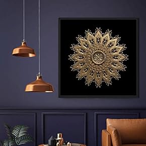 Floating Framed Canvas Wall Art for Living Room, Bedroom Runner Canvas Prints for Home Decoration Ready to Hang - 16x16 inches