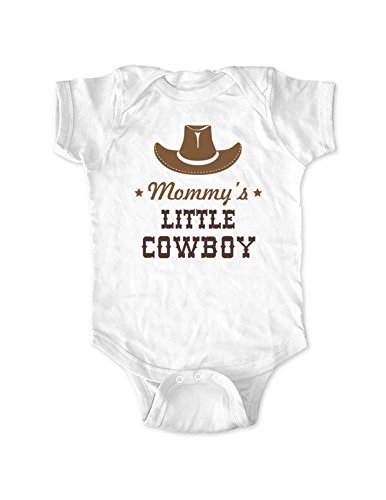 Mommy’s Little Cowboy - cute fun baby one piece bodysuit