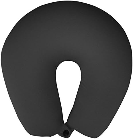 Worthy Black Polystyrene Microbead Neck Pillow