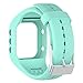 Coohole New Soft Silicone Rubber Watch Band Wrist Strap For Polar A300 Fitness Watch (Sky Blue)