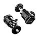 Konsait Mini Ball Head with Lock and Hot Shoe Adapter Camera Cradle 1/4