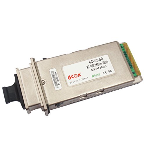 6COM 10G 850nm 300m X2 SFP Transceiver compatible with cisco item number is DS-X2-E10G-SR