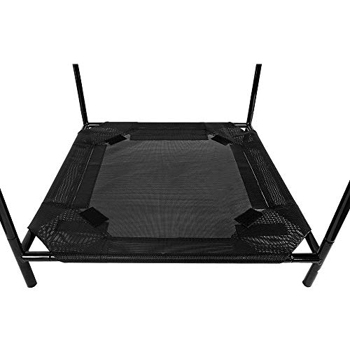 Floppy Dawg Elevated Dog Shelter. Great for Outdoor or Indoor Use. Made of Water Resistant Durable Oxford Fabric. Pet Shelter is Easy to Assemble, Lightweight, and Portable.