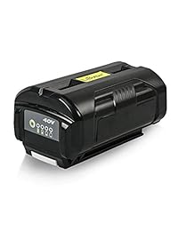 Potente batería de 40V 6Ah 240Wh Compatible con herramientas Ryobi 40V OP4015 OP4026 OP40201 OP40261 OP40301 OP4040 OP40401 OP4050 OP40501 OP40601