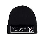 21 Twenty One Pilots Beanie Hat Band Logo Box Lines Official Black