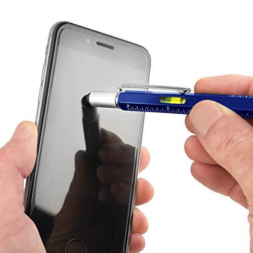 Screwdriver Pen Pocket Multi Tool Kit 6 in 1 - (2 Pack) Multi-Functional DIY Tool Set with Screwdriver, Stylus, Level Tool, Screwdriver Set & Tool Ruler with Phillips Flathead Bit - Perfect Mens Gift - Thumbnail 5