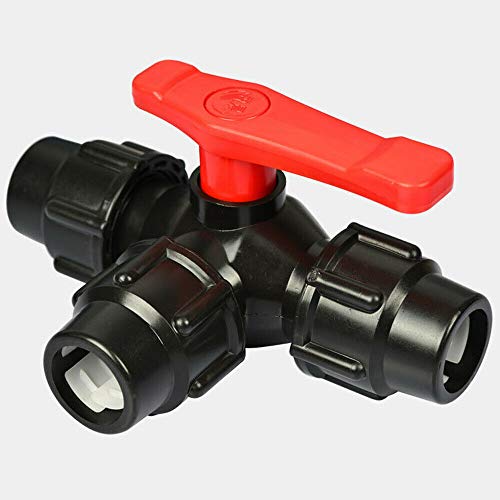 BE-TOOL Wasserkompressionsarmatur, 1 x Kompressions-T-Shirt für Gartenarbeit, landwirtschaftliche Bewässerung (50 mm) – Bild 4