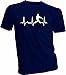 Baseball Heartbeat Pitcher, Catcher, Batter T-Shirt