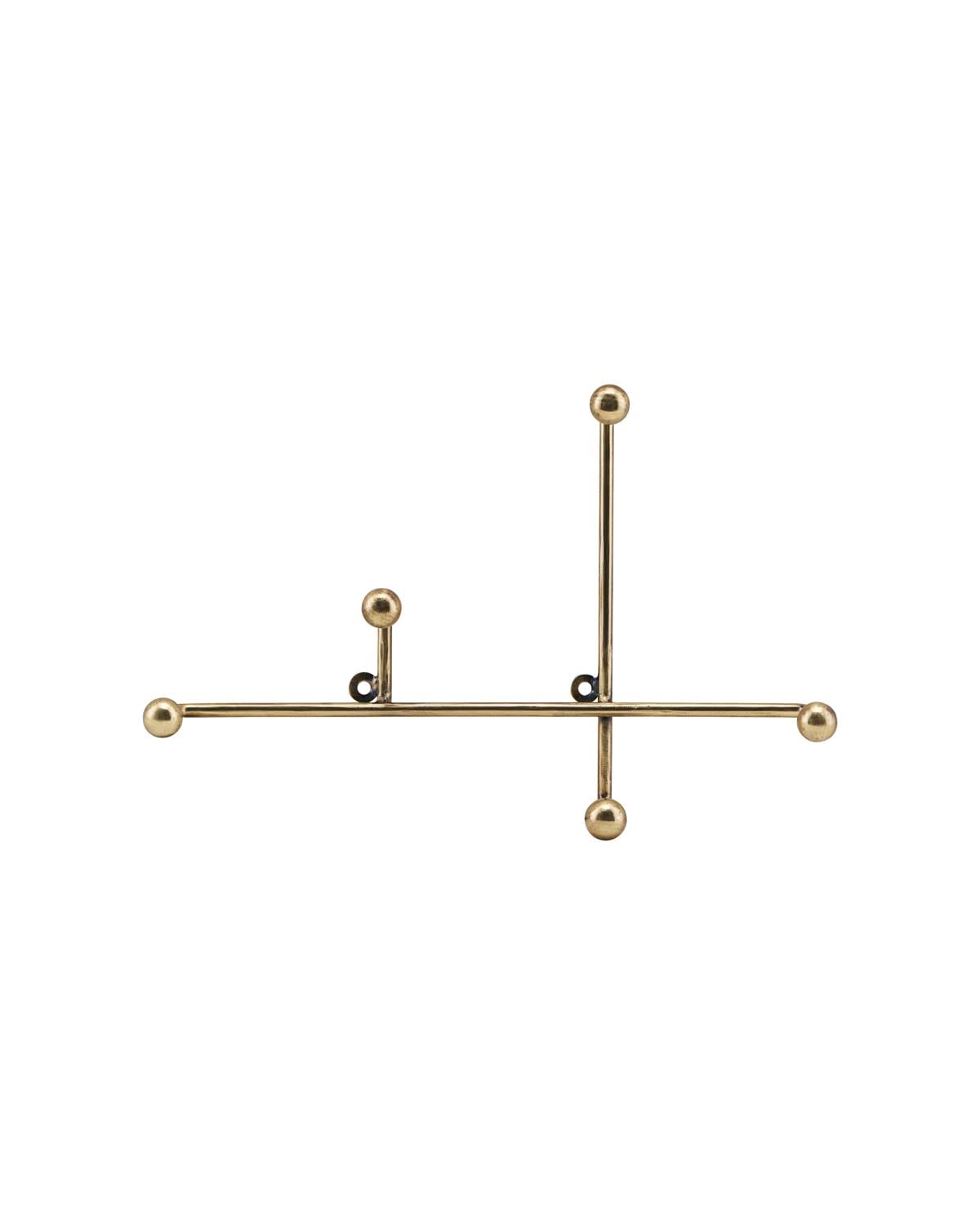 House Doctor Hook, Antique Brass, 28 x 4 cm