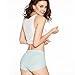 Eve's temptation Ruby High Waist Granny Panties Microfiber Tummy Control Underwear Brief for Women