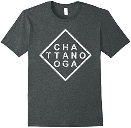 Mens Stylish Chattanooga T-Shirt Large Dark Heather