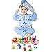 GEDIAO Wooden Math Blocks Puzzles Montessori Toys for Toddlers Sorting and Stacking Learning Toys for Kids Number Counting