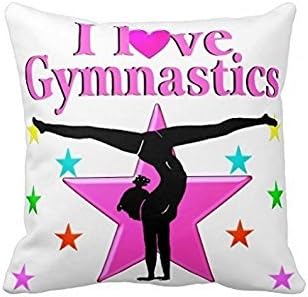 Vincent Vivi Pillow Cases Inspiring I Love Gymnastics Design Pillow Case