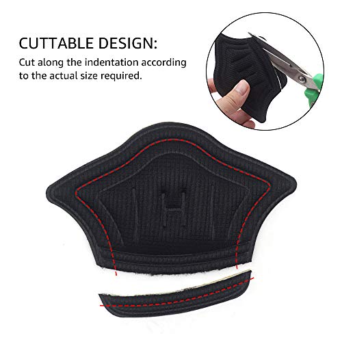 Dr. Shoesert\'s Heel Grips for Loose Shoes, Heel Cushion Liner for Blisters, Self-Adhesive Heel Protector Pads 2 Pairs (Thicker)