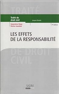 Book's Cover ofLes effets de la responsabilité
