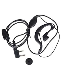Tenq 10pack Auriculares Auriculares Mic para Baofeng Uv 5r 666s 777s 888s Radio de dos vías