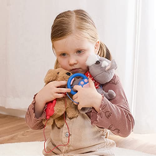 TUMAMA Puppy Interactive Plush Toy, Walking & Barking Robot Dogs with