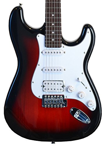 39" Inch WINE RED Double Humbucker Pickup Full Size Electric Guitar [Fat Style] & DirectlyCheap(TM) Translucent Blue Medium Guitar Pick