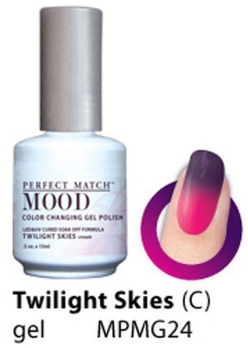 LeChat Perfect Match Mood Gel Nail Polish, Twilight Skies by LE CHAT