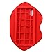 iPhone X Case Red Lips with Crossbody Metal Chain Miniko(TM) Cute 3D Sexy Red Lips Silicone Cartoon Funny Gel Lovely Stylish Design Phone Case for iPhone X Teen Girls Women
