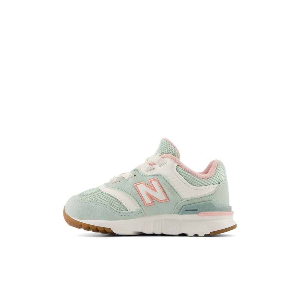 New Balance Kid's 997H Sneaker, Clay Ash/Salt Marsh/Sea Salt, 12 W Little Kid Image