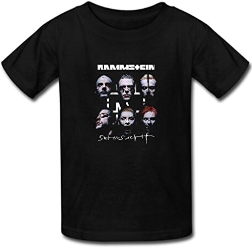 Custom Rammstein Men's Short Sleeve T-Shirt Basic Cotton Tee