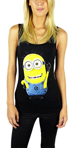 Despicable Me Minions Womens Tank Top Small Black