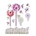 MENGCORE 1PCS Clear Rubber Stamp Mulitcolor Dandelion Transparent Stamp DIY Scrapbooking/Card Making Decoration Supplies